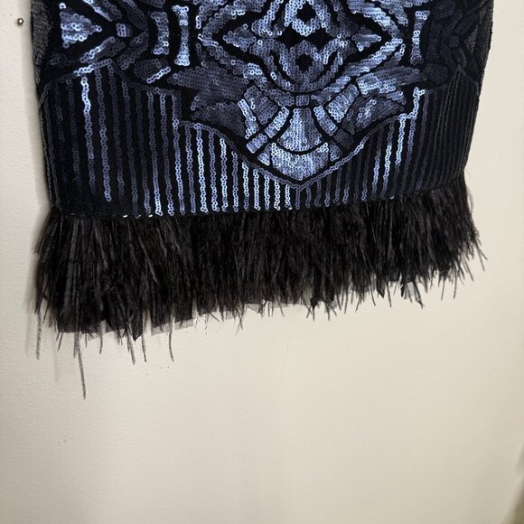 BCBGMaxazria | Caterina Navy Flapper Dress - XS - Picture 5 of 7